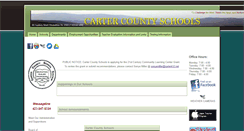 Desktop Screenshot of carterk12.net